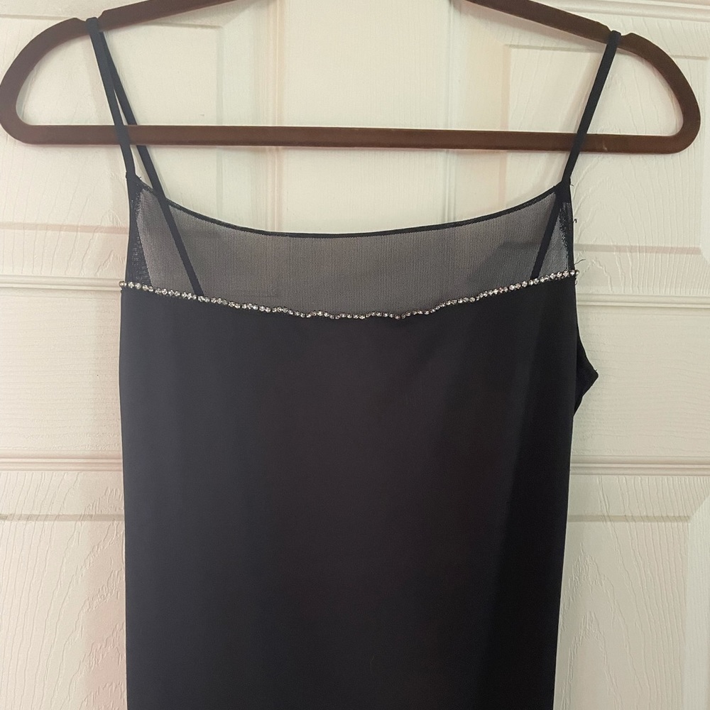 Ruby rox long formal dress with bling at the top